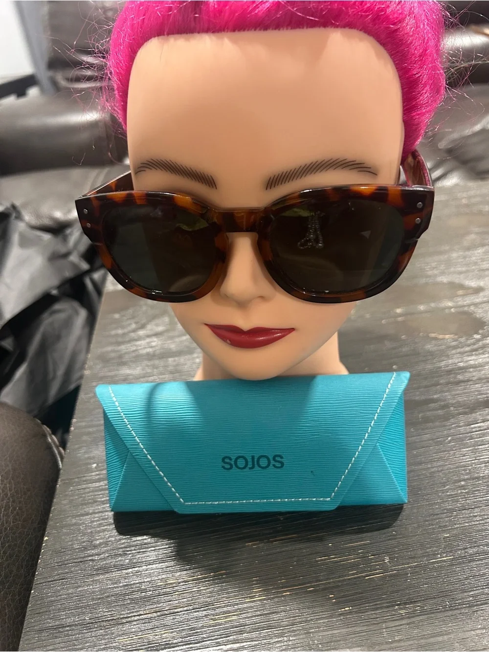 Sojos Women's Tortoiseshell Sunglasses with Brown Lenses